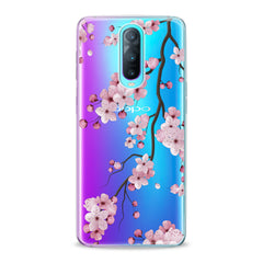 Lex Altern TPU Silicone Oppo Case Pink Blossom