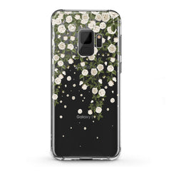 Lex Altern TPU Silicone Samsung Galaxy Case White Flowers