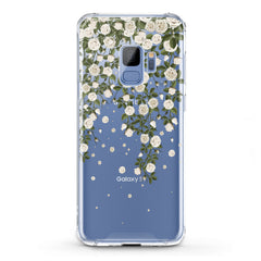 Lex Altern TPU Silicone Samsung Galaxy Case White Flowers