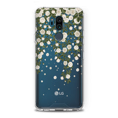 Lex Altern TPU Silicone LG Case White Flowers