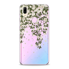 Lex Altern TPU Silicone VIVO Case White Flowers