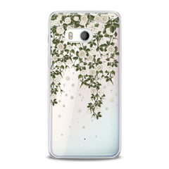 Lex Altern TPU Silicone HTC Case White Flowers