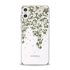 Lex Altern TPU Silicone Motorola Case White Flowers