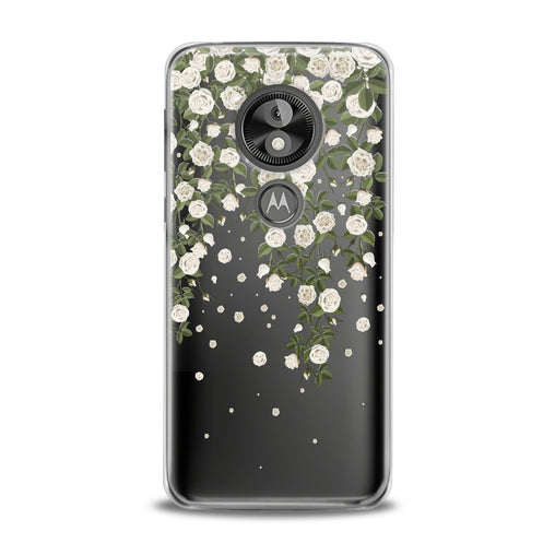 Lex Altern White Flowers Motorola Case