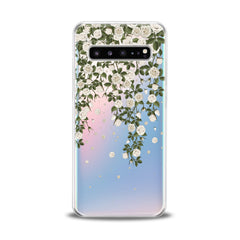 Lex Altern TPU Silicone Samsung Galaxy Case White Flowers