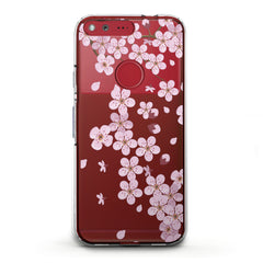 Lex Altern TPU Silicone Google Pixel Case Pink Floral Print