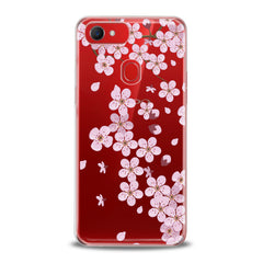 Lex Altern TPU Silicone Oppo Case Pink Floral Print