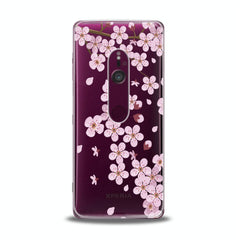 Lex Altern TPU Silicone Sony Xperia Case Pink Floral Print