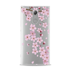 Lex Altern TPU Silicone Sony Xperia Case Pink Floral Print