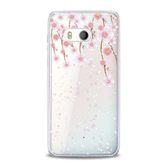 Lex Altern TPU Silicone HTC Case Gentle Pink Flowers