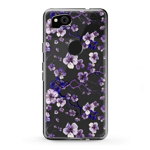 Lex Altern Google Pixel Case Blue Flowers