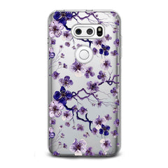 Lex Altern TPU Silicone LG Case Blue Flowers