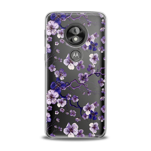 Lex Altern Blue Flowers Motorola Case