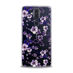 Lex Altern TPU Silicone Nokia Case Blue Flowers