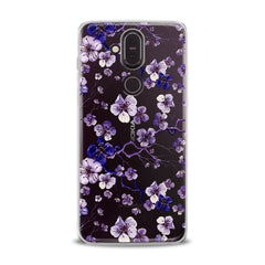 Lex Altern TPU Silicone Nokia Case Blue Flowers