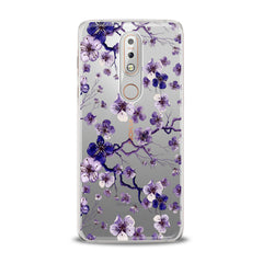 Lex Altern TPU Silicone Nokia Case Blue Flowers