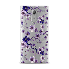 Lex Altern TPU Silicone Sony Xperia Case Blue Flowers