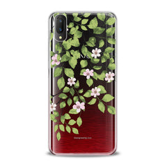 Lex Altern TPU Silicone VIVO Case Green Floral Branches