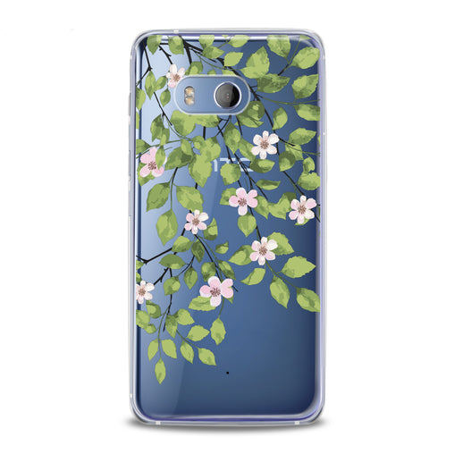 Lex Altern Green Floral Branches HTC Case