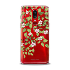 Lex Altern TPU Silicone OnePlus Case Green Floral Branches