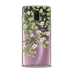 Lex Altern TPU Silicone OnePlus Case Green Floral Branches