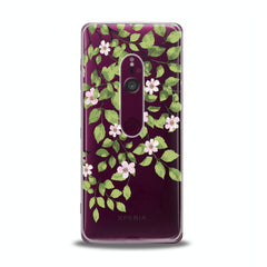 Lex Altern TPU Silicone Sony Xperia Case Green Floral Branches