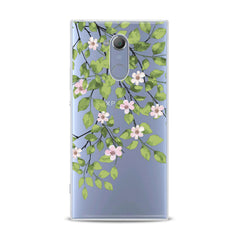 Lex Altern TPU Silicone Sony Xperia Case Green Floral Branches