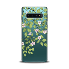 Lex Altern Green Floral Branches Samsung Galaxy Case