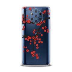 Lex Altern TPU Silicone Nokia Case Orange Flowers