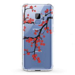 Lex Altern TPU Silicone Samsung Galaxy Case Orange Flowers