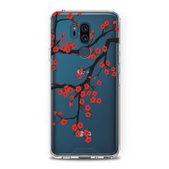 Lex Altern TPU Silicone LG Case Orange Flowers