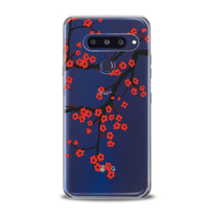 Lex Altern TPU Silicone LG Case Orange Flowers