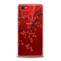 Lex Altern TPU Silicone Oppo Case Orange Flowers