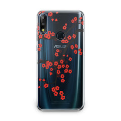 Lex Altern TPU Silicone Asus Zenfone Case Orange Flowers