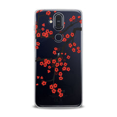 Lex Altern TPU Silicone Nokia Case Orange Flowers