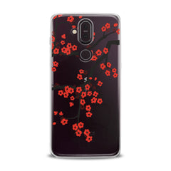 Lex Altern TPU Silicone Nokia Case Orange Flowers