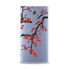 Lex Altern TPU Silicone Sony Xperia Case Orange Flowers