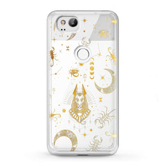 Lex Altern TPU Silicone Google Pixel Case Golden Anubis