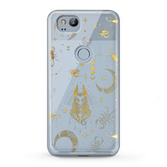 Lex Altern TPU Silicone Google Pixel Case Golden Anubis