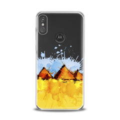 Lex Altern TPU Silicone Motorola Case Watercolor Pyramids