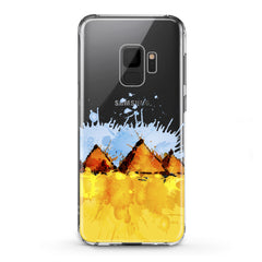Lex Altern TPU Silicone Samsung Galaxy Case Watercolor Pyramids