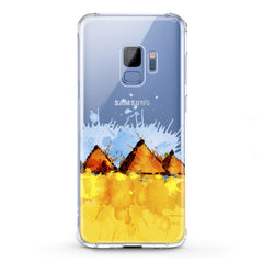 Lex Altern TPU Silicone Samsung Galaxy Case Watercolor Pyramids