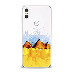 Lex Altern TPU Silicone Motorola Case Watercolor Pyramids