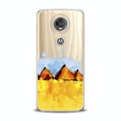 Lex Altern TPU Silicone Motorola Case Watercolor Pyramids