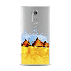 Lex Altern TPU Silicone Sony Xperia Case Watercolor Pyramids