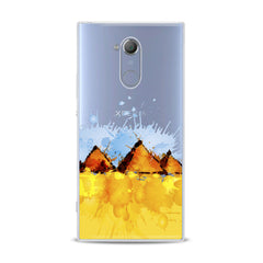 Lex Altern TPU Silicone Sony Xperia Case Watercolor Pyramids