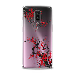 Lex Altern TPU Silicone Phone Case Red Blossom Tree