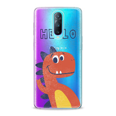 Lex Altern TPU Silicone Oppo Case Hello Dino