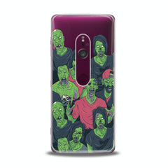 Lex Altern TPU Silicone Sony Xperia Case Green Zombie