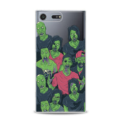 Lex Altern TPU Silicone Sony Xperia Case Green Zombie